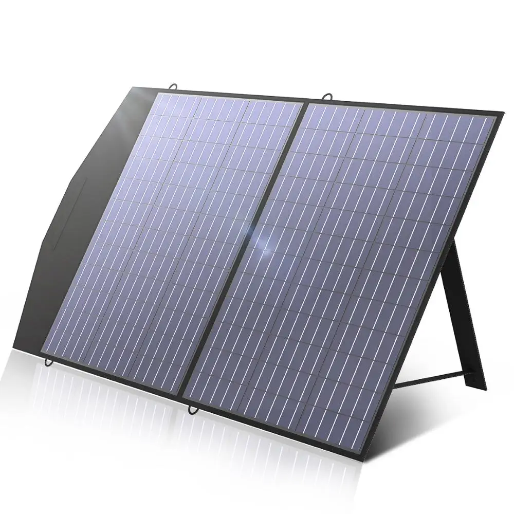 ALLPOWERS Foldable and Portable Solar Panel 100 / 200W Solar Battery Charger,Outdoor Emergency Backup Power for Powerstation etc - Image 8