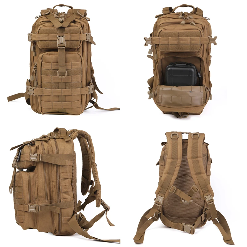 30L Lightweight Tactical Backpack Military Daypack Molle Assault Pack for Hiking Camping Travel Hunting Trekking Outdoor Sports - Image 2