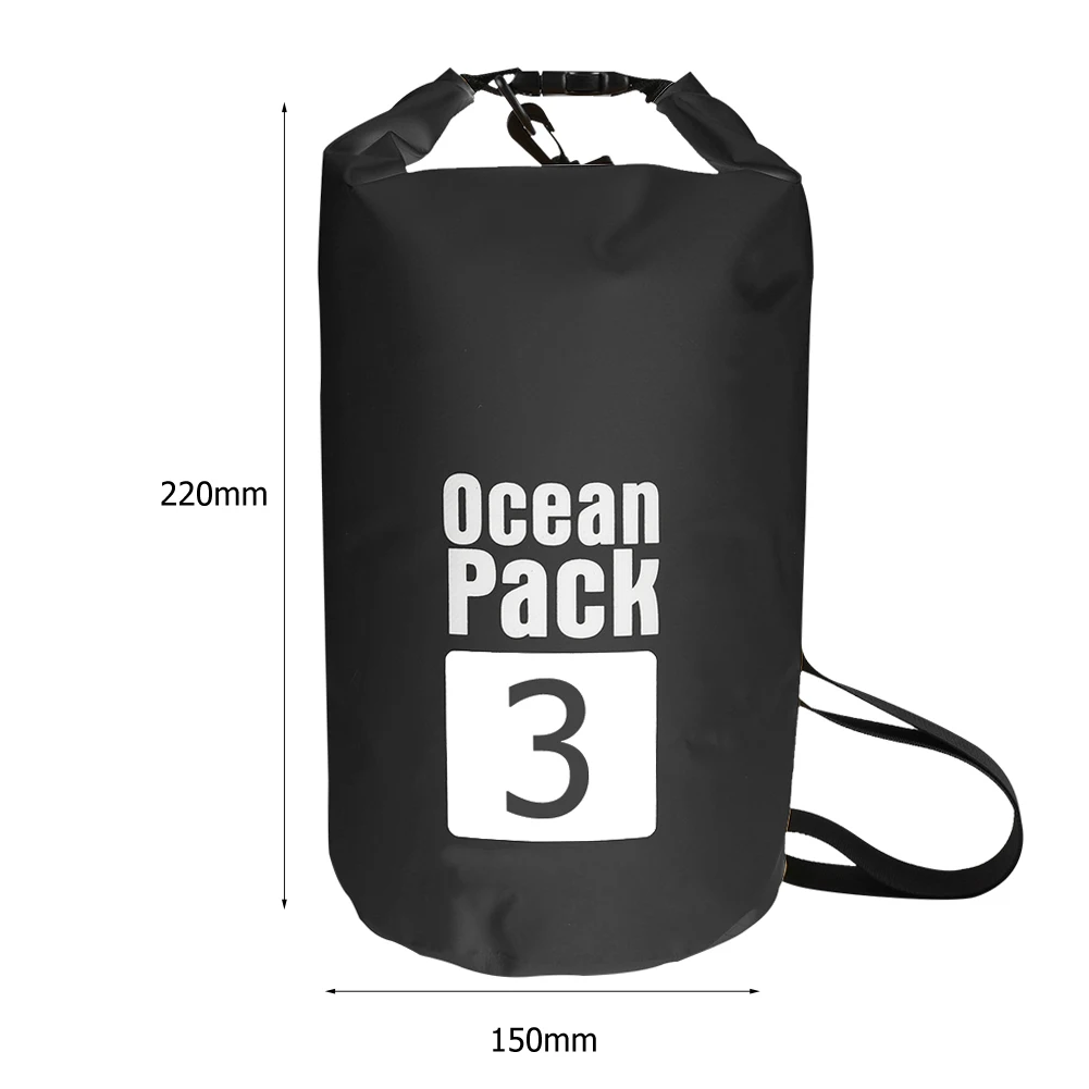 15-2L Swimming Waterproof Dry Bag Outdoor Floating Trekking Beach Backpack PVC Thickened Double-Layer Fabric IPX6 Waterproof Bag - Image 14