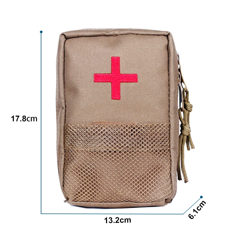 Utility 22CM Large Size Tactical Waist Bag Molle First Aid Bag Belt EDC Medical Pouch Emergency Training Bag Hunting Accessories - Image 8