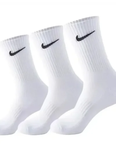 Nike Unisex White Long Quick Drying Socks