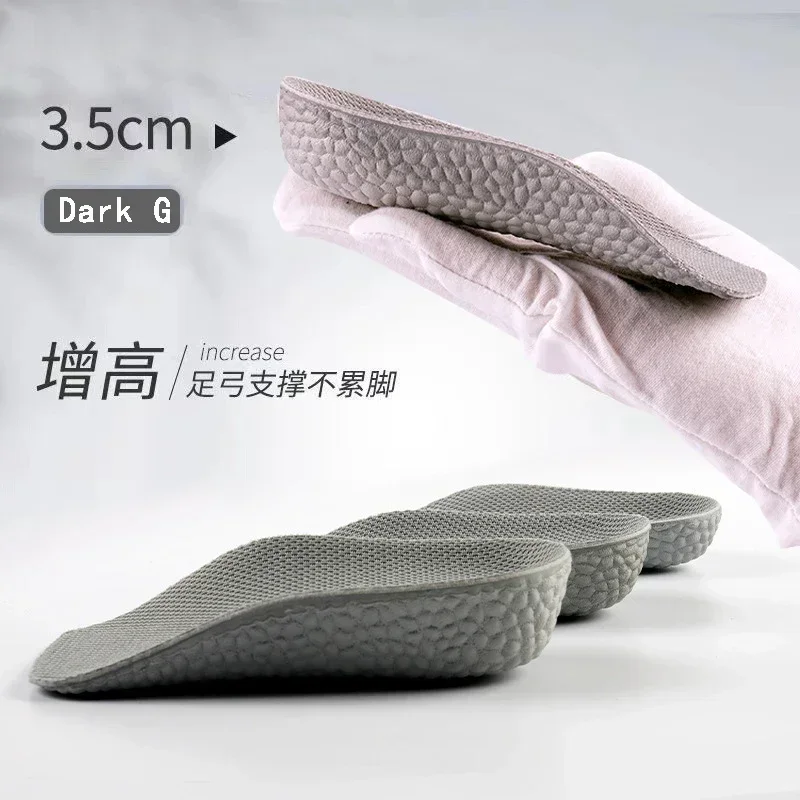 Height Increase Insoles for Men Women Shoes Flat Feet Arch Support Orthopedic Insoles Sneakers Heel Lift Memory Foam Shoe Pads - Image 9