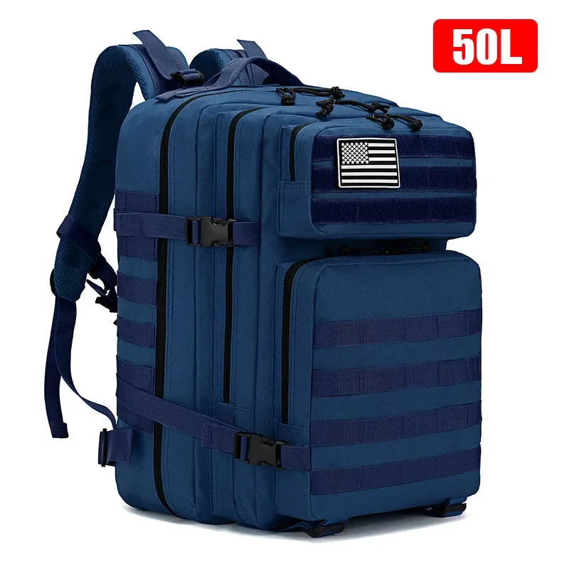 30L/50L Women Men Backpack Sport Trekking Hunting Nylon Rucksack Military Hiking Bag Navy Blue Pink Camouflage Tactical Backpack - Image 13