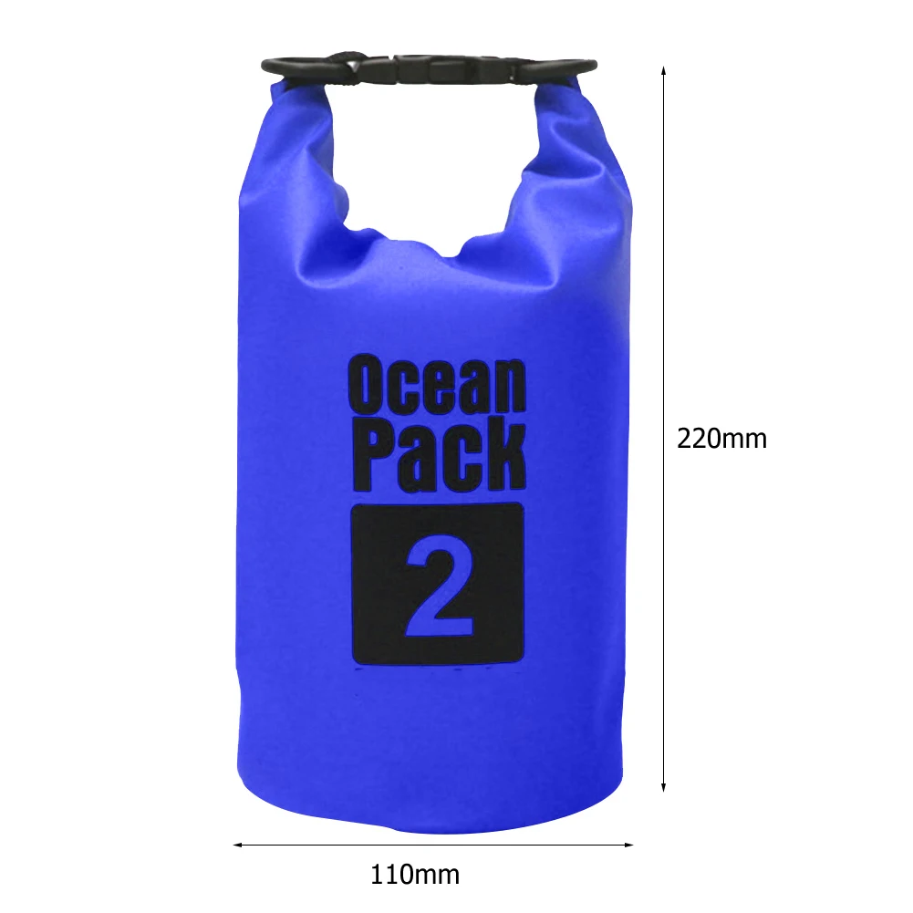 15-2L Swimming Waterproof Dry Bag Outdoor Floating Trekking Beach Backpack PVC Thickened Double-Layer Fabric IPX6 Waterproof Bag - Image 10
