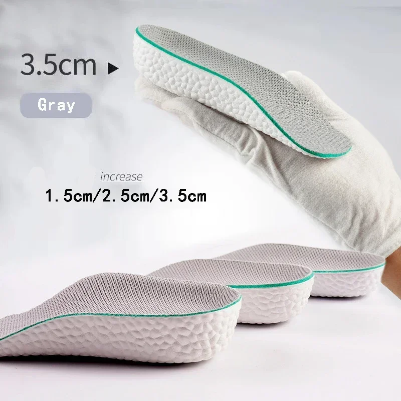 Height Increase Insoles for Men Women Shoes Flat Feet Arch Support Orthopedic Insoles Sneakers Heel Lift Memory Foam Shoe Pads - Image 8