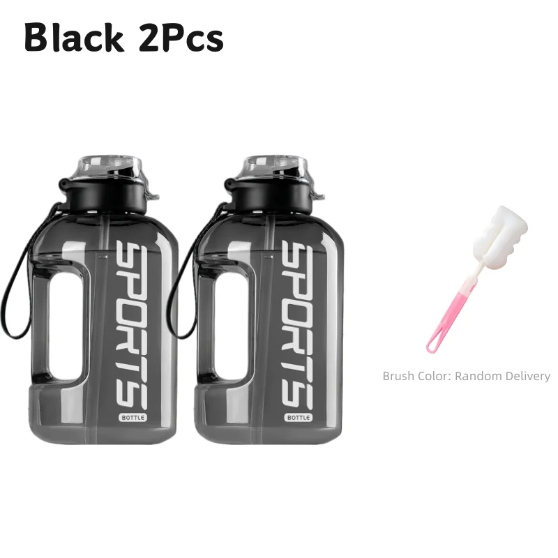 1200ml Large Capacity Sports Water Bottle With Straw Leakproof Plastic Drinking Bottles Outdoor Travel Hiking Gym Jugs BBA Free - Image 7