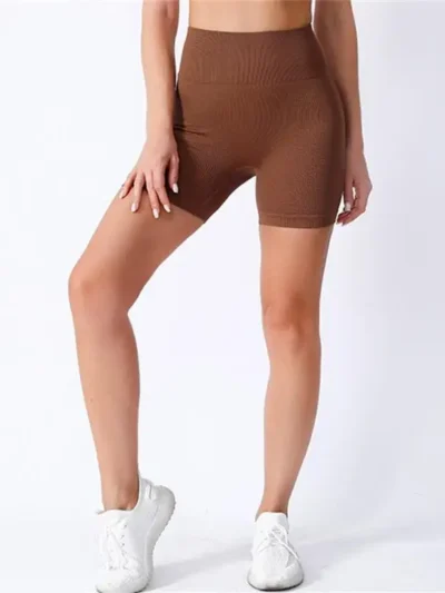 High-waisted Yoga Shorts For Women