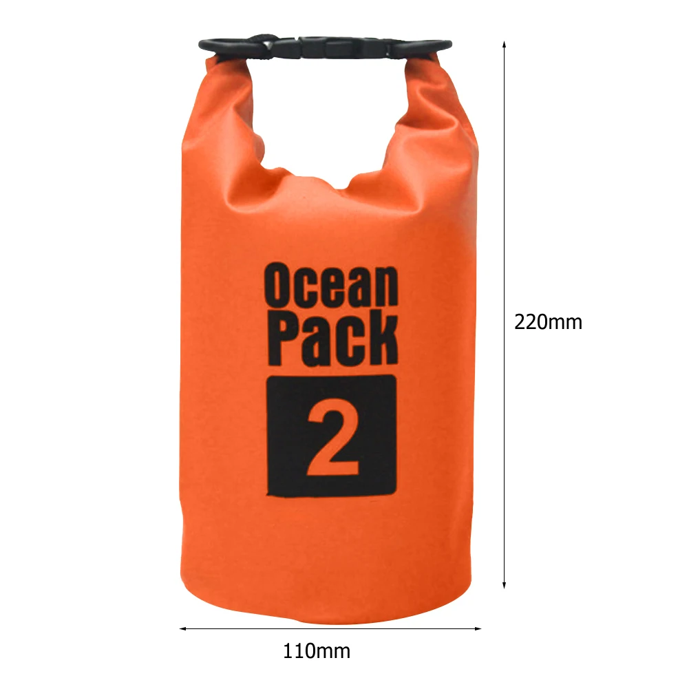 15-2L Swimming Waterproof Dry Bag Outdoor Floating Trekking Beach Backpack PVC Thickened Double-Layer Fabric IPX6 Waterproof Bag - Image 20