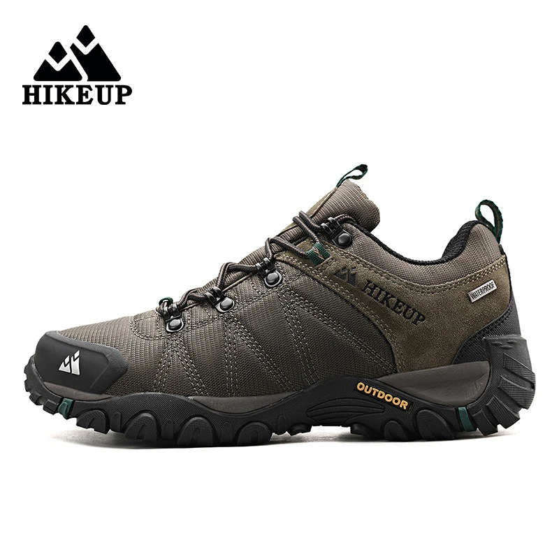 HIKEUP Non-slip Men Hiking Shoes Breathable Outdoor Wear Resistant Splashproof Climbing Men Sneaker Tourism Mountain Shoes - Image 10