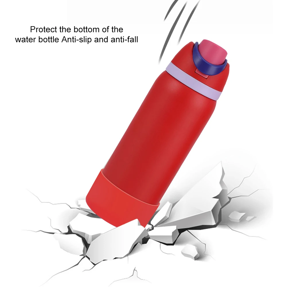 32oz Silicone Water Bottle Boot Anti-Slip Bottom Cover Bottom Protector Protective Bottom Base for Owala Flask Water Bottle - Image 4