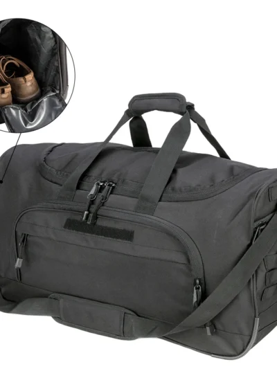 50L Waterproof Gym Bag Men Sports Travel Bags Military Tactical Duffle Luggage Outdoor FitnessTraining Bag