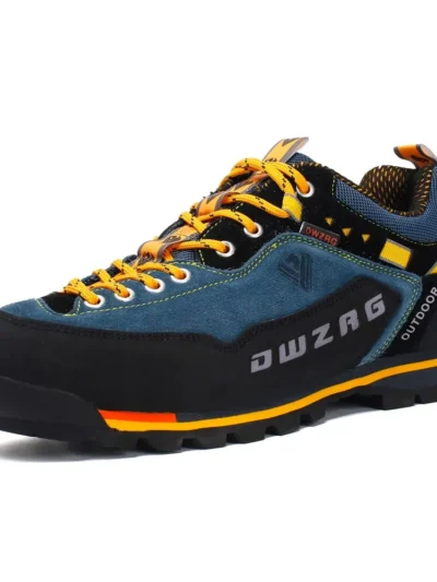Fashion Waterproof Hiking Shoes Men's Climbing Shoes Anti-collision Fashion Outdoor Casual Lace-up Sneakers
