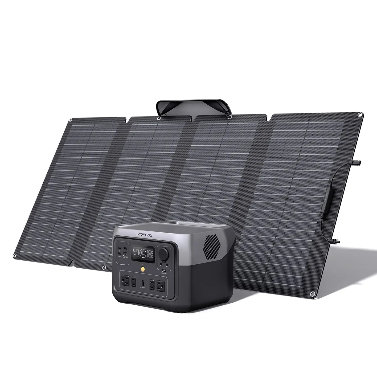 ECOFLOW Portable Power Station RIVER 2 Max, 499Wh/512Wh LiFePO4 Battery/ 1 Hour Fast Charging, Up To 1000W Output - Image 8