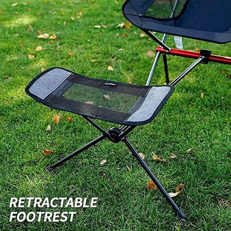 Portable Folding Retractable Footrest Leg Rest Camping Chair Kit for Hiking Fishing Picnic Reclining Beach Chairs Swing Chair - Image 3