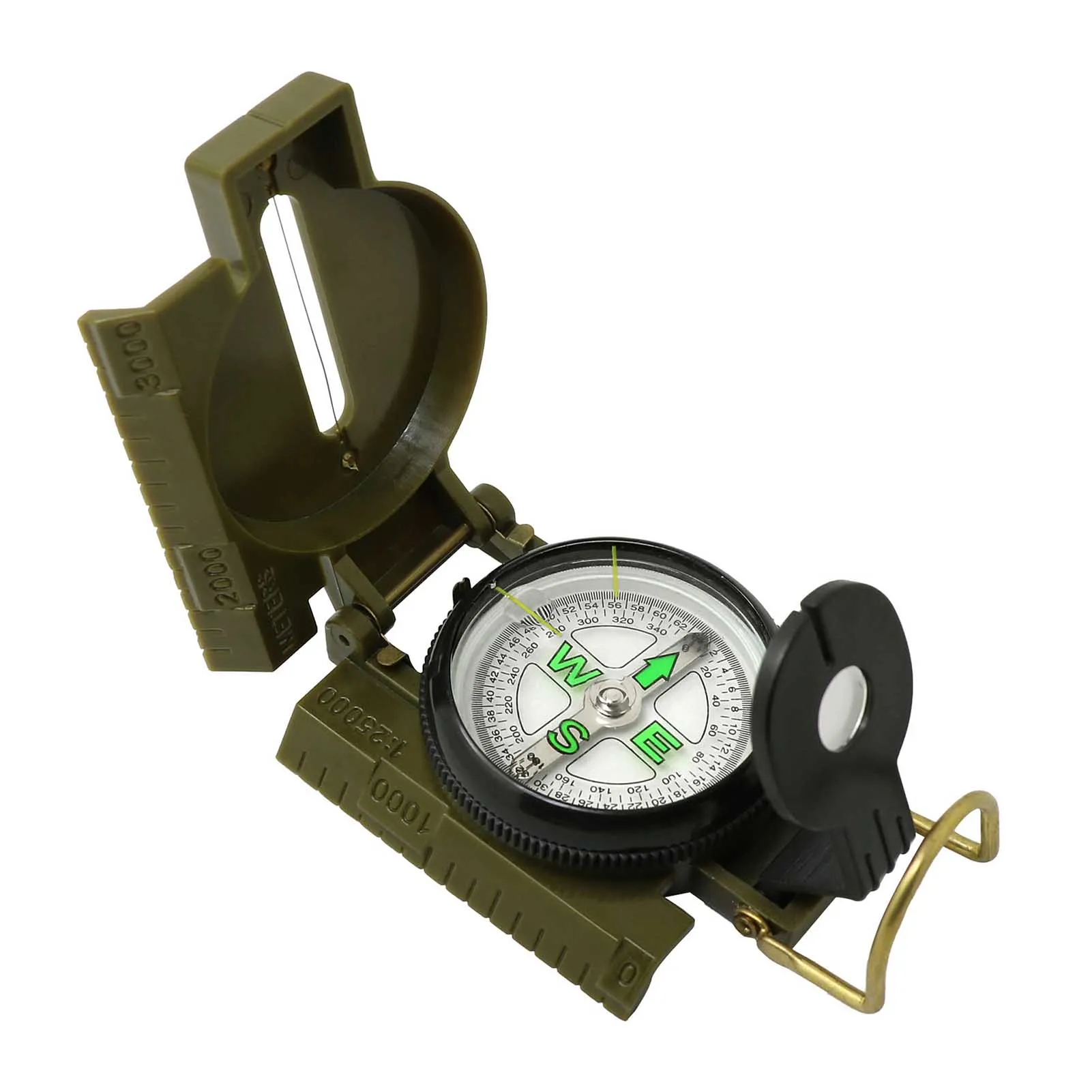 Hiking Compasses Outdoor Lensatic Compass Waterproof Hand Held Compasses for Survival Backpacking Orienteering - Image 7