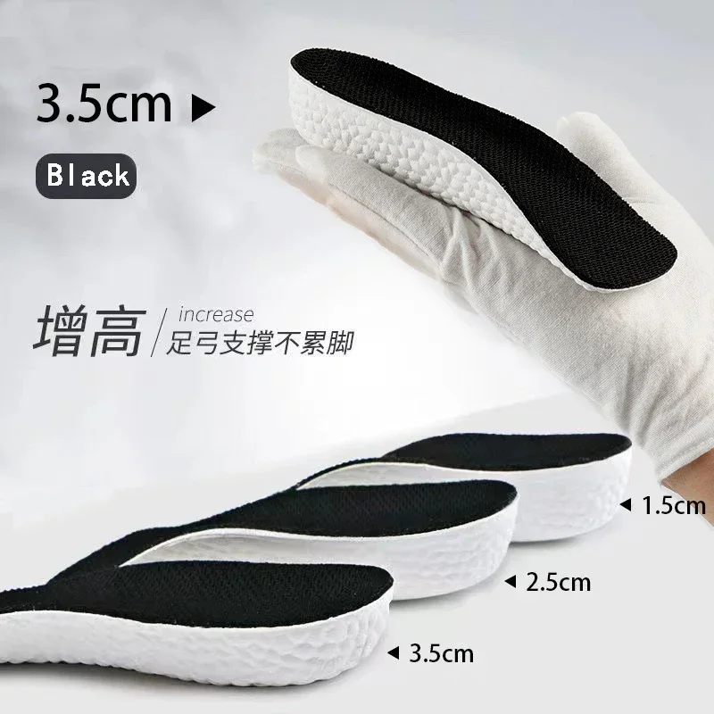 Height Increase Insoles for Men Women Shoes Flat Feet Arch Support Orthopedic Insoles Sneakers Heel Lift Memory Foam Shoe Pads - Image 7