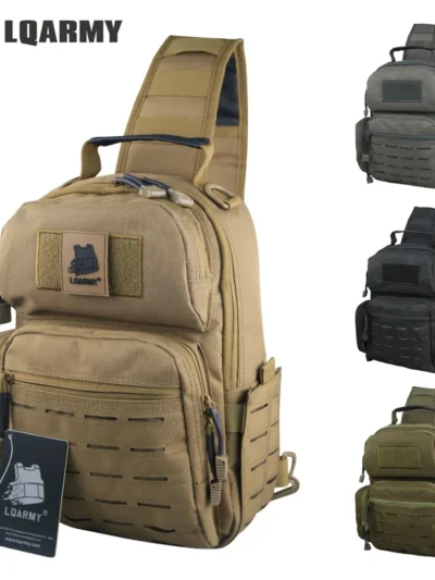 Outdoor Tactical Bag Military Shoulder Bag Sport Backpack Tactical Satchel for Every Day Carry Hunting Camping Waist Bag