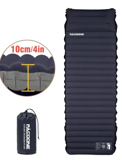 Outdoor Thicken Camping Mattress Ultralight Self-inflating Air Mattress Built-in Inflator Pump For Travel Hiking Fishing