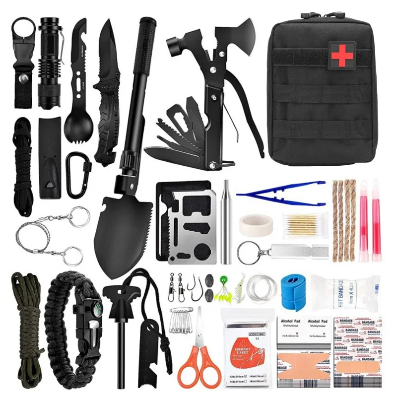 Outdoor Supplies Camping Emergency Equipment Camping Survival Tool Set Multifunctional SelfDefense Supplies First Aid Kits - Image 7