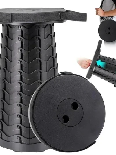 New folding stool telescopic stool outdoor chair portable small bench camping stool fishing stool Mazar home