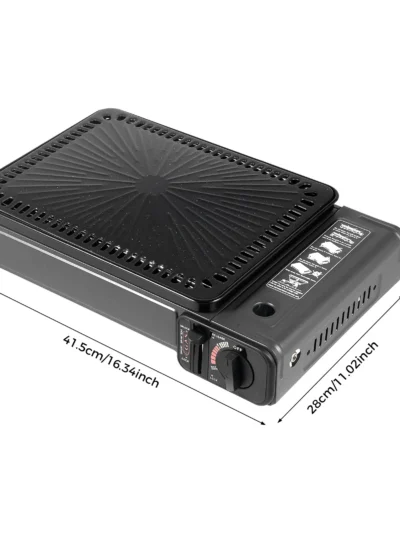 Portable Camping Grill Gas Stove Butane Gas Stove For Camping, Traveling, Trekking  0.25-0.3mpa 41.5*28*11cm