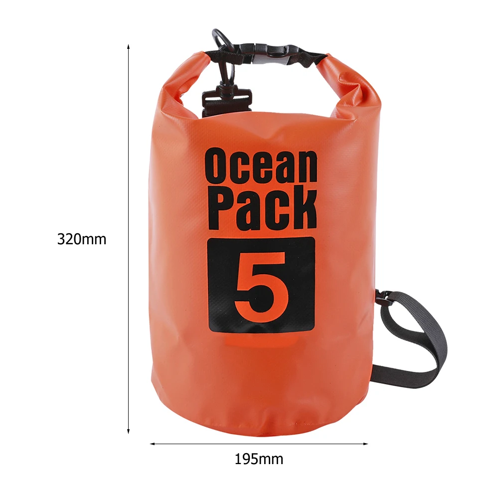 15-2L Swimming Waterproof Dry Bag Outdoor Floating Trekking Beach Backpack PVC Thickened Double-Layer Fabric IPX6 Waterproof Bag - Image 29