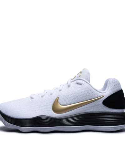 Nike Hyperdunk 2017 Men White Gold Black