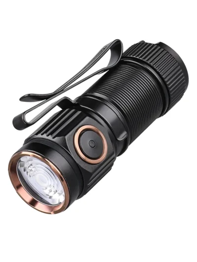Trustfire MT10 Rechargeable LED EDC Flashlight 1000 Lumens Type USB C Charging Torch Mini 16340 Light MVB Optics with Magnet Lan