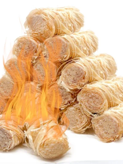 20/40/60pcs Natural Fire Starter,Wax Wood Stick,Suitable for Campfires,Fireplace,Barbecue Stove,Chimney Oven,Charcoal Ignition