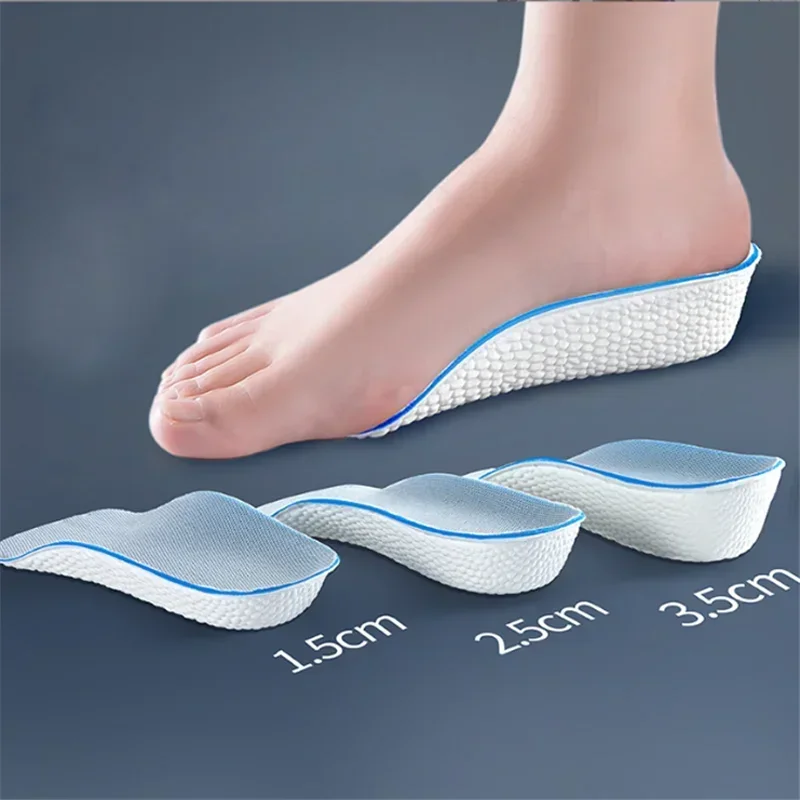 Height Increase Insoles for Men Women Shoes Flat Feet Arch Support Orthopedic Insoles Sneakers Heel Lift Memory Foam Shoe Pads - Image 2