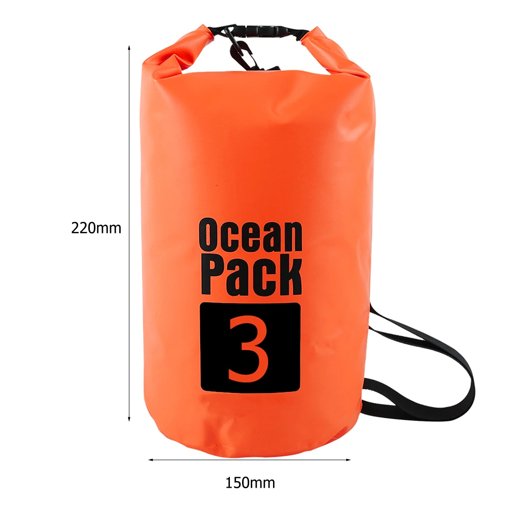 15-2L Swimming Waterproof Dry Bag Outdoor Floating Trekking Beach Backpack PVC Thickened Double-Layer Fabric IPX6 Waterproof Bag - Image 12