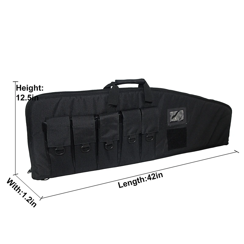42inch Tactical Rifle Case Gun Bag Air Rifle Case Backpack Sniper Airsoft Holster Shooting Hunting Accessorie - Image 12