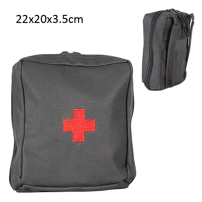 Utility 22CM Large Size Tactical Waist Bag Molle First Aid Bag Belt EDC Medical Pouch Emergency Training Bag Hunting Accessories - Image 12